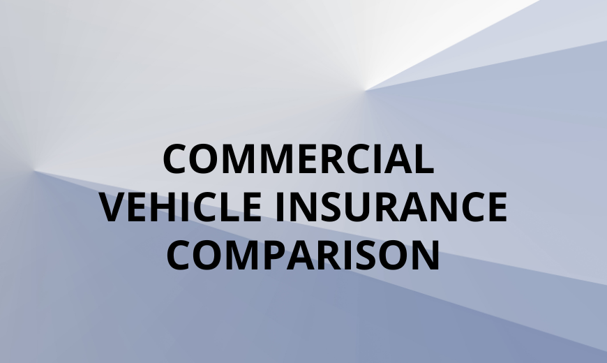 Commercial Vehicle Insurance Comparison